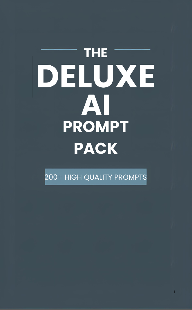 AI Prompt Pack - Deluxe Edition